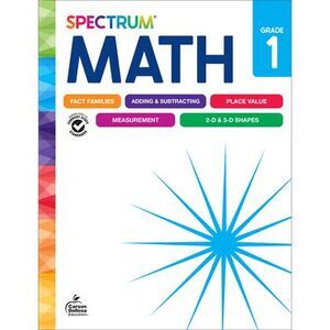 Spectrum Math Workbook, Grade 1 -- Spectrum